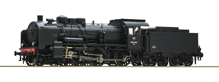Roco 71386 Dampflokomotive 230 F 607, SNCF, Ep. III, DC Sound