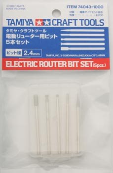 TAMIYA 74043 Elektro-Fräser-Set 5-tlg