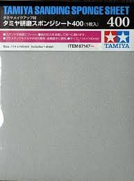 TAMIYA 87147 Schleifschwamm Blatt 400