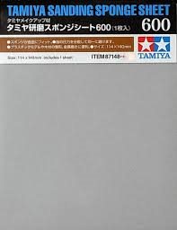 TAMIYA 87148 Schleifschwammplatte 600
