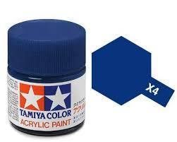 Tamiya 81504 Acrylfarbe, X-04, Blau, 10 ml
