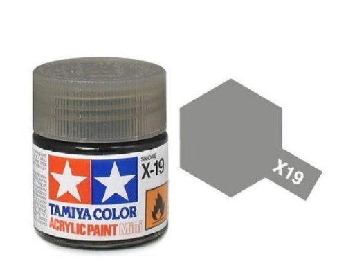 Tamiya 81519  Acrylfarbe, X-19, Rauch, 10 ml