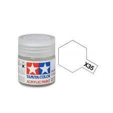 Tamiya 81535 Acrylfarbe, X-35, halbglänzend, klar, 10 ml