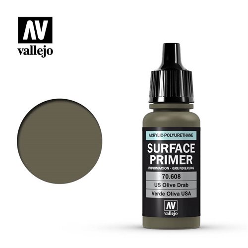  Vallejo 70608 Oberflächengrundierung US Olive Drab - 17ml 