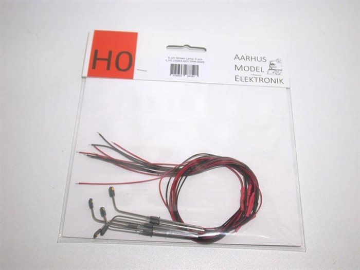 Aarhus Model Elektronik 0006 6 cm Straßenlaterne, 10er-Packung, H0
