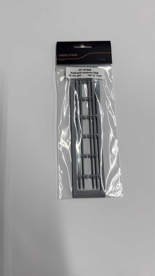 Hobbytrade 87508 Geländer, Modern, DSB, 92 cm, Grau, H0