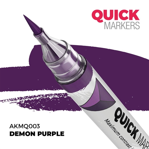 AKMQ003 Demon Purple - Quick Marker