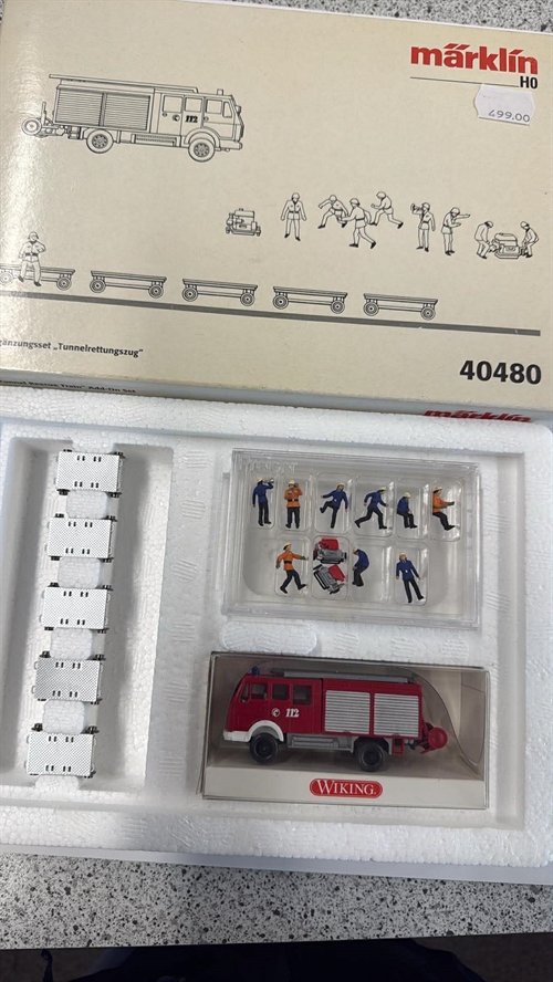  Märklin 40480 Ergänzungsset „Tunnelrettungszug“ (GEBRAUCHT)