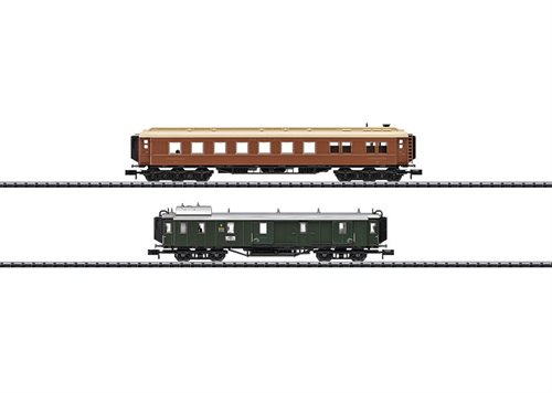MiniTrix 15967 Zusatzwagen-Set „Bayerischer Schnellzug um 1925“, Spur N