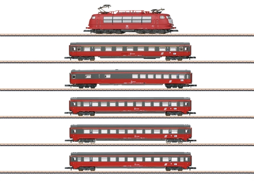 Märklin 81282 Triebzug EC 64 „Mozart“ mit Elektrolokomotive BR 103, Spur Z