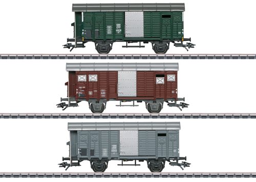 Märklin 46568 Güterwagen-Set mit gedeckten Güterwagen K3, ep III