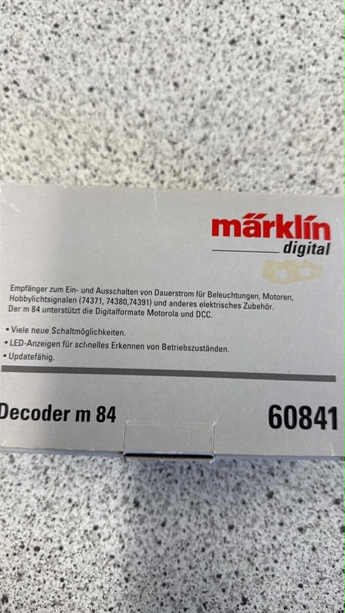 Märklin 60841 Decoder m 84 (GEBRAUCHT)