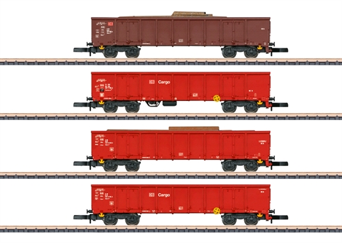 Märklin 82542 Hochbordwagen-Set Eanos, Spur Z