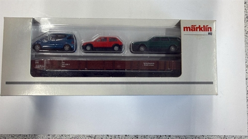  Märklin 44732 Autotransportwagen mit drei Autos (GEBRAUCHT)