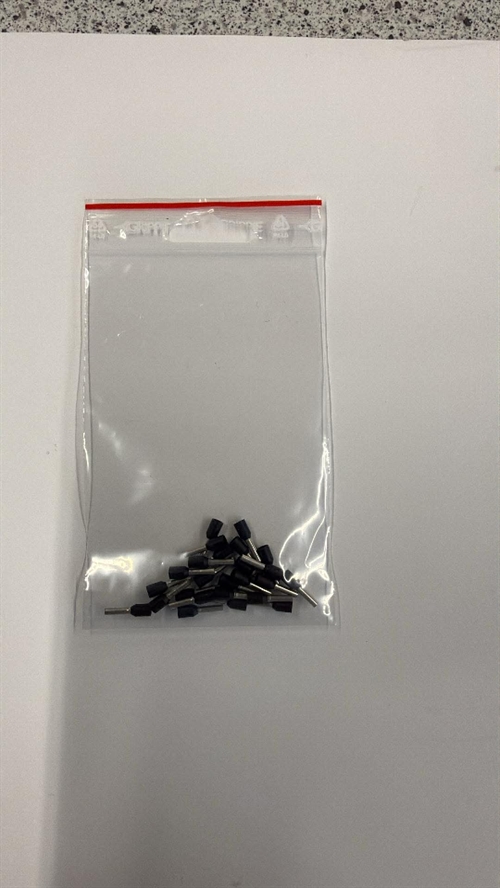  K8100 Endrohre, Schwarz, 1,5 mm2, 100 Stk