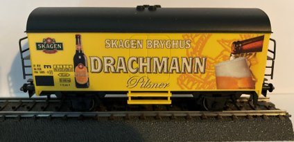 Märklin 4415.690 Zweiachsiger Skagen Bryghus Drachmann Pilsner Werbewagen