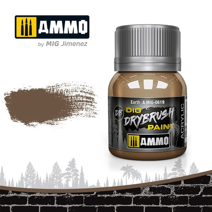 Ammo by MIG 0619 DRYBRUSH Erde, 40 ml