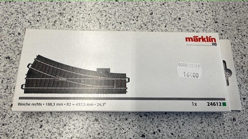 Märklin 24612 Rechtsweiche, (gebraucht)