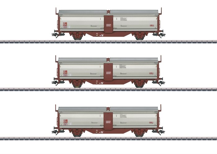 Märklin 47303 Schiebedach-/Schiebewandwagen-Set Tbis, ep IV