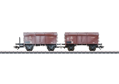 Märklin 46018 Doppelklappenwagen-Set der SNCB, Epochee III