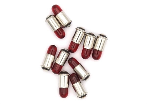 Märklin E600010 Glühbirne, rot, 10 Stück, 18 V