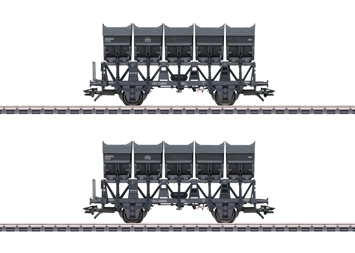 Märklin 46358 Muldenkipper-Set CFL, Folge III
