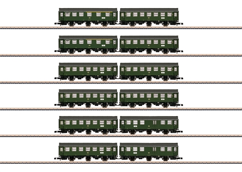 Märklin 87061 Set mit 6 Umbauwagenpaaren im Display, Spur Z, KOMMT NEU 2024