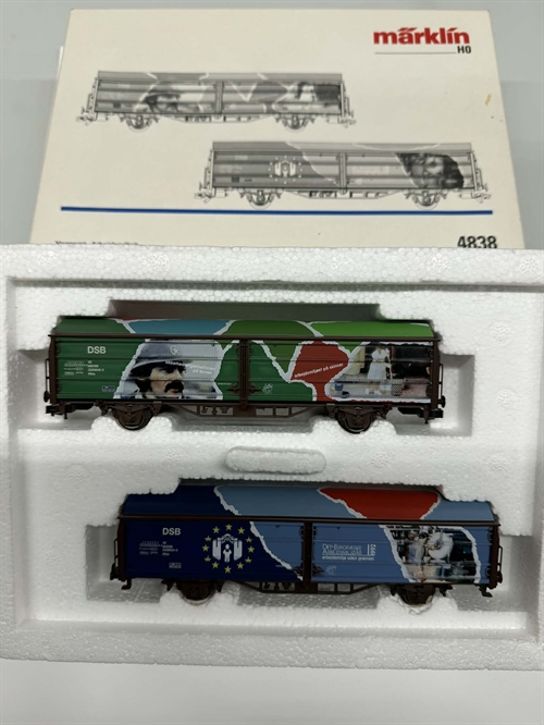 Märklin 4838 2-teiliges Set von Bahndienstwagen (gebraucht)