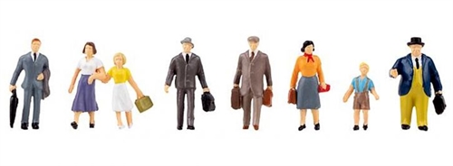 Faller 151614 Reisende, acht Figuren, H0