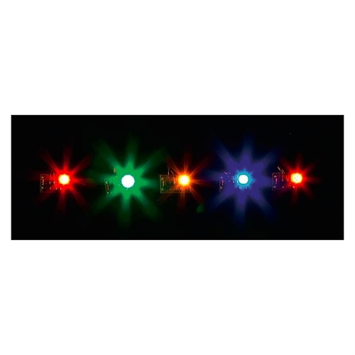 Faller 180652 Fünf LED-Leuchten in verschiedenen Farben, H0