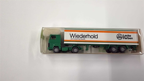 Wiking 24540 Ford Truck mit Wiederhold-Anhänger, H0