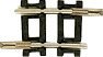 Fleischmann 22232 gebogenes Gleis R1 6 Grad 194,6 mm, Spur N
