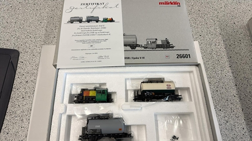 Märklin 26601 Zugset mit Köf II und zwei Kesselwagen, DSB (GEBRAUCHT)