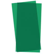 Evergreen 9904 Scale Models, grünes transparente Folie, 15 x 30 cm, 2 Stück, 150 x 300 x 0,25 mm