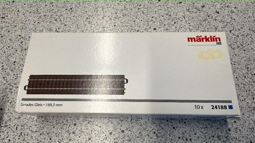 Märklin 24188 Gerades Gleis, Preis pro Stück (GEBRAUCHT)