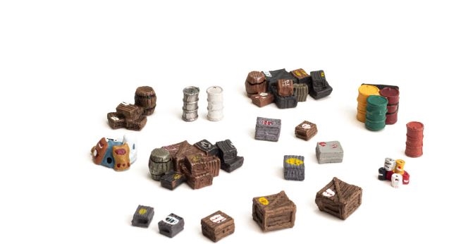 Woodland Scenics A1855 Verschiedene Kisten, H0