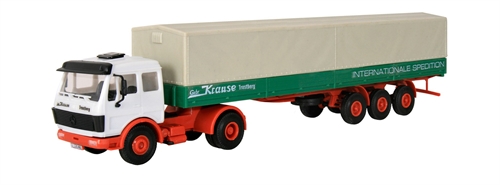 Kibri 14644 Mercedes-Benz SK 1632S mit Planenauflieger, H0