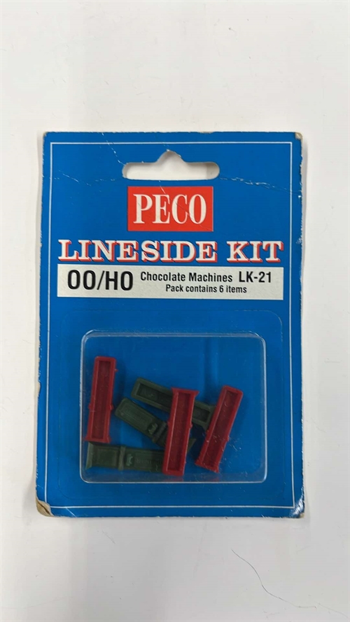 Peco LK-21 Kakao-Automaten, 6 Stück, H0