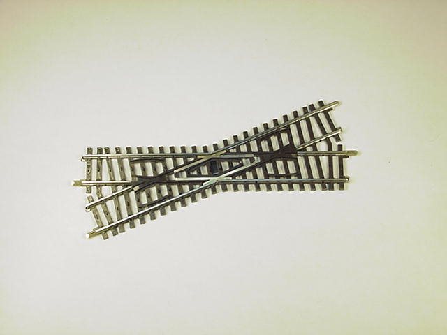 Märklin 2259 Gleiskreuzweiche 168,9 mm. / 22,3 Grad.