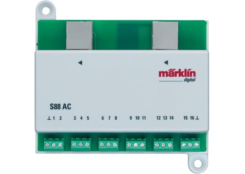 Märklin 60881 Rückmeldemodul S88 (RJ45) für Schütze an digital gesteuerten Anlagen