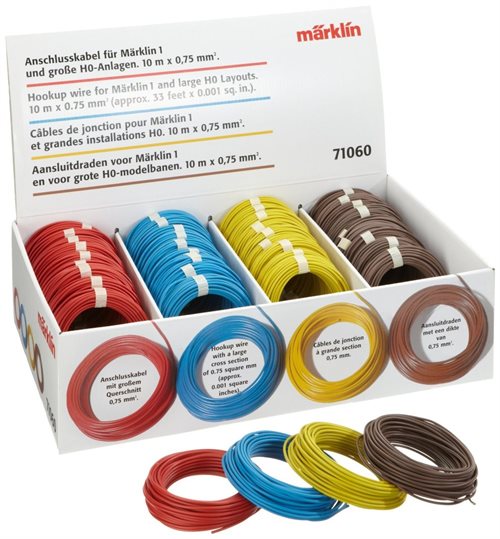 Märklin 71060-1 Draht, rot, 0,75 Quadrat, 10 Meter