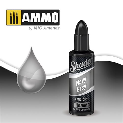 Munition von MIG 0857 NAVY GREY SHADER, 10 ml