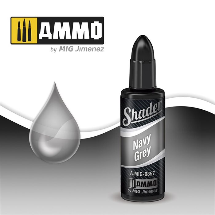 Munition von MIG 0857 NAVY GREY SHADER, 10 ml