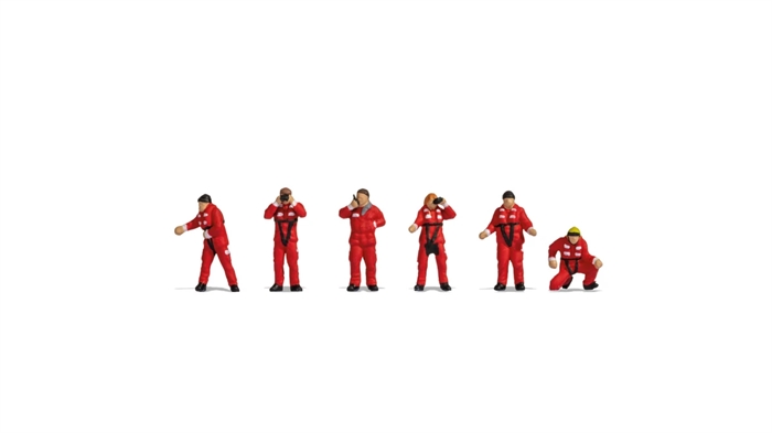 Noch 15047 Seenotretter, sechs Figuren, H0
