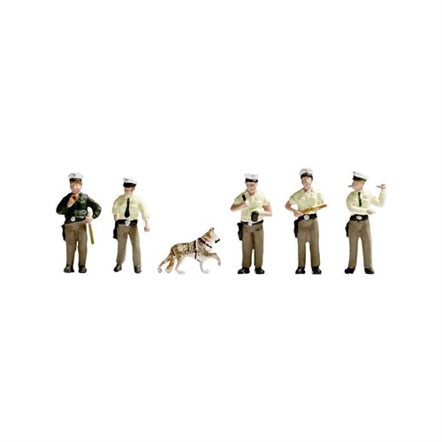 Noch 15095 Deutsche Polizei sechs Figuren, H0