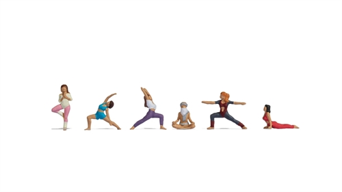 Noch 15888 Yoga, sechs Figuren, H0