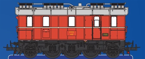 Heljan 42051 Frichs Firkant Odsherreds Eisenbahn OHJ, IVb, DC, KOMMT NEU 2025