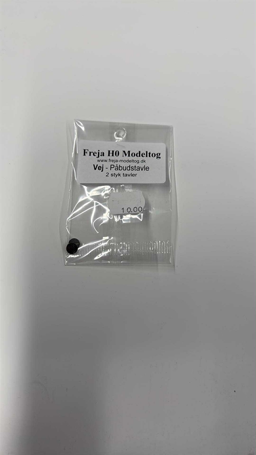  Freja Modelleisenbahn 010 DSB - Schilder, geätzt, 3-tlg. pro Satz. Schildgröße 2 x 4,4 mm, H0