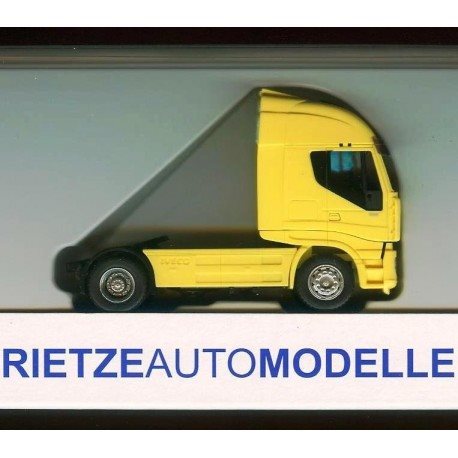 Rietze 60836 Iveco Stralis 2007 gelb, H0