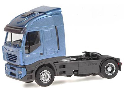 Rietze 60804 Iveco Stralis, blau, H0